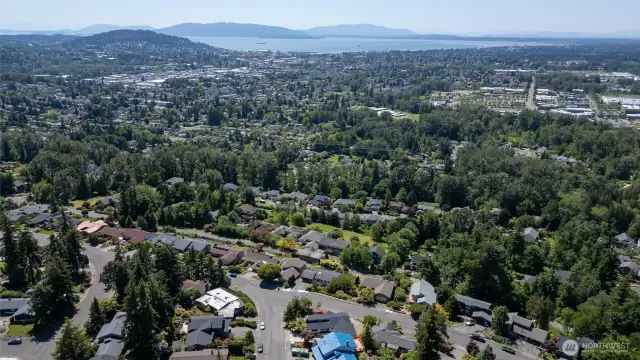 Perched to take in sweeping views of the city and Bellingham Bay—this elevated setting delivers both privacy and an unbeatable northwest outlook.