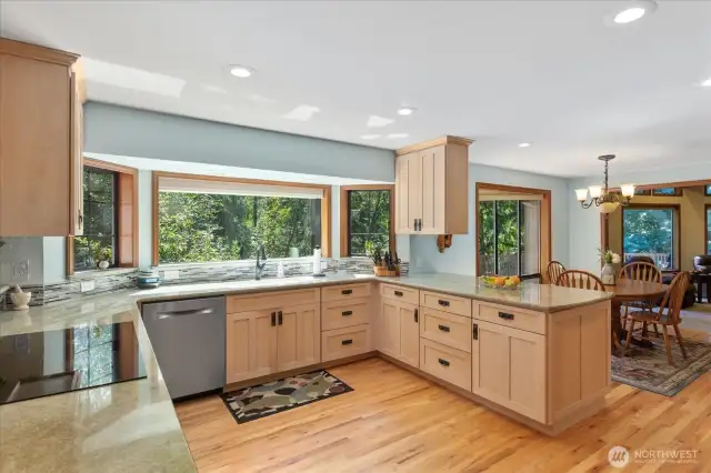 Experience culinary excellence & unleash your creativity in your chef inspired kitchen! Fully equipped with sleek stainless steel appliances, a pantry, soft closing cabinets & drawers, cabinets with pullouts and tremendous counter space for meal prepping. With an abundance of storage for all your cookware, every utensil and  ingredient has its place.