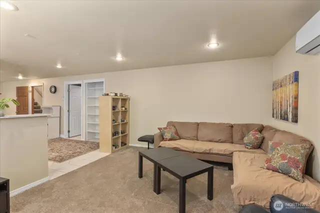 Ductless heating & ac provides great zone separation to keep temperatures comfortable for all.