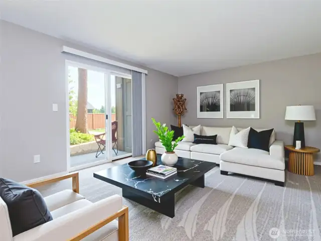 Living Rm Virtually staged