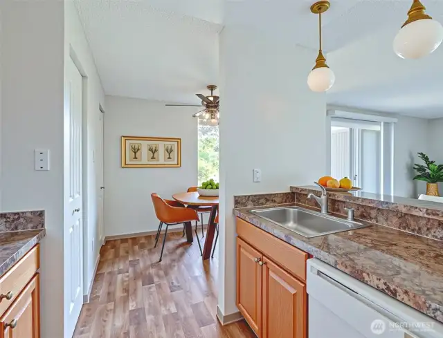 Kitchen virtually Staged