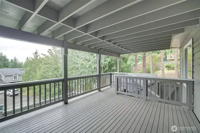Lower Level Private Covered Deck
