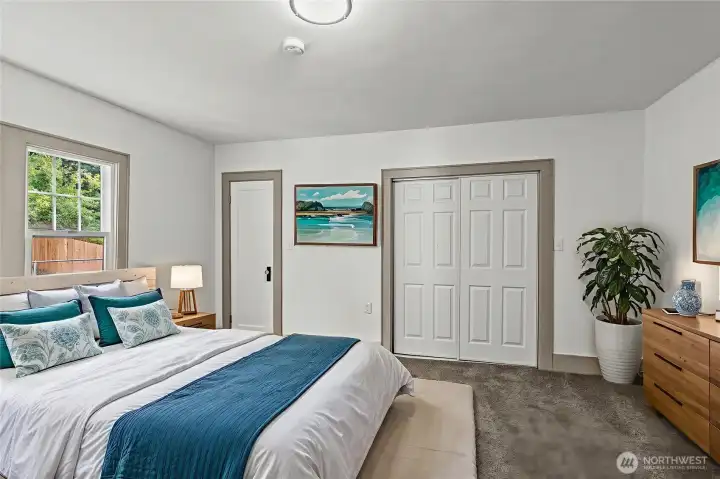 Virtually Staged - Downstairs bedroom