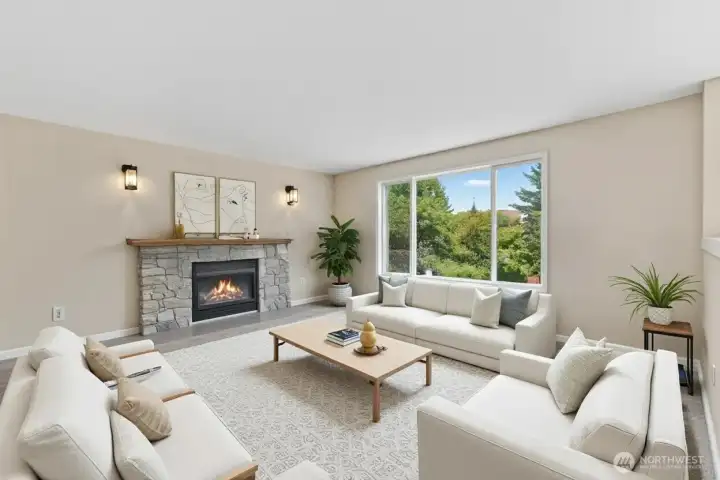 Living Room - Virtually Staged