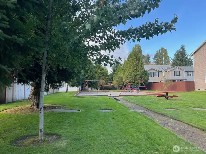 Catherine Estates' neighborhood playground is a sweet location for enjoyment--just steps from the front door!