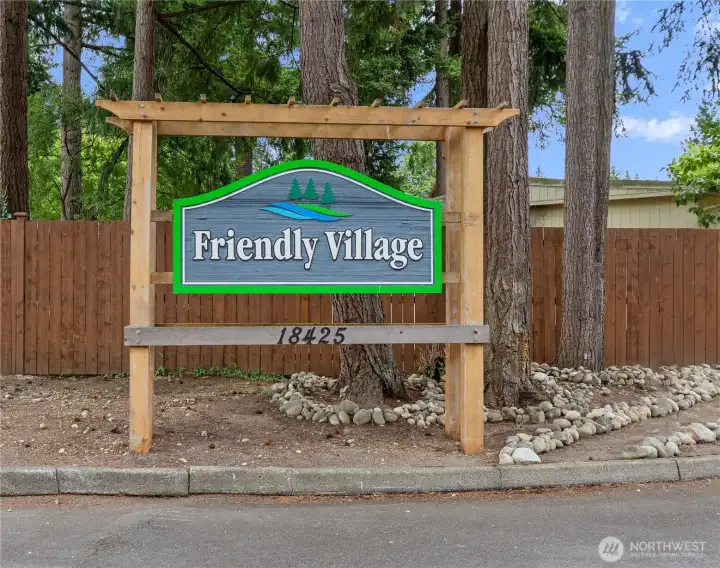 Friendly Village Mobile Home Park is owned by the Housing Authority of King County. They made this terrific community even better since they purchased the park.