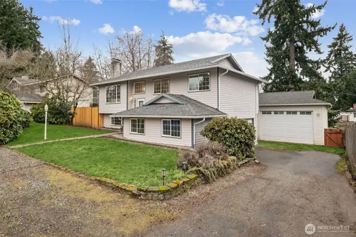 In addition to the attached 2-car garage, we come with a 520sqft detached shop which can hold 2 additional cars!