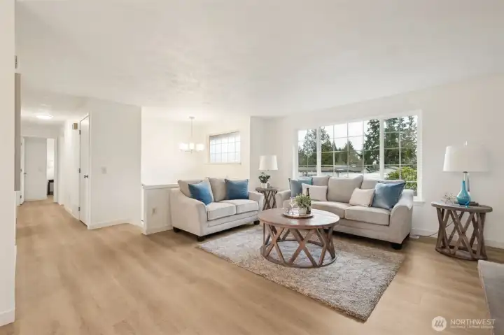 Open & airy with lots of windows