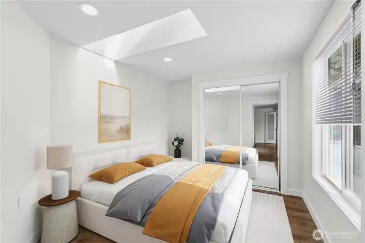 Bedroom #1, with more natural light, VS