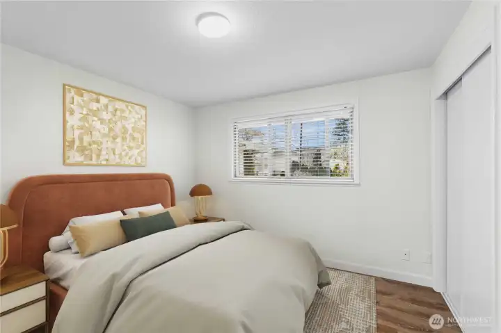 Bedroom #5, faces to the West, VS