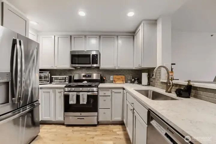 Completely updated kitchen.