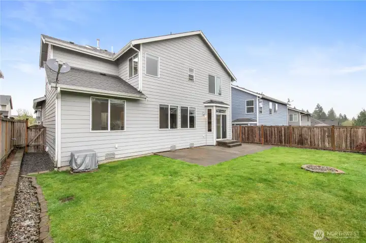 Fully Fenced Backyard