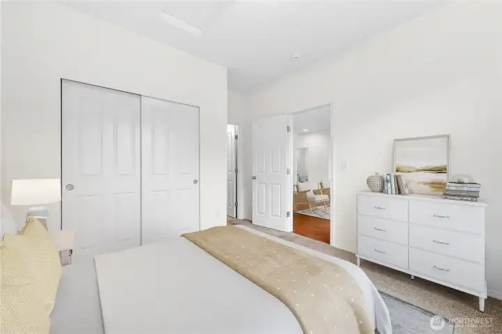 Main Floor Bedroom - Virtually Staged