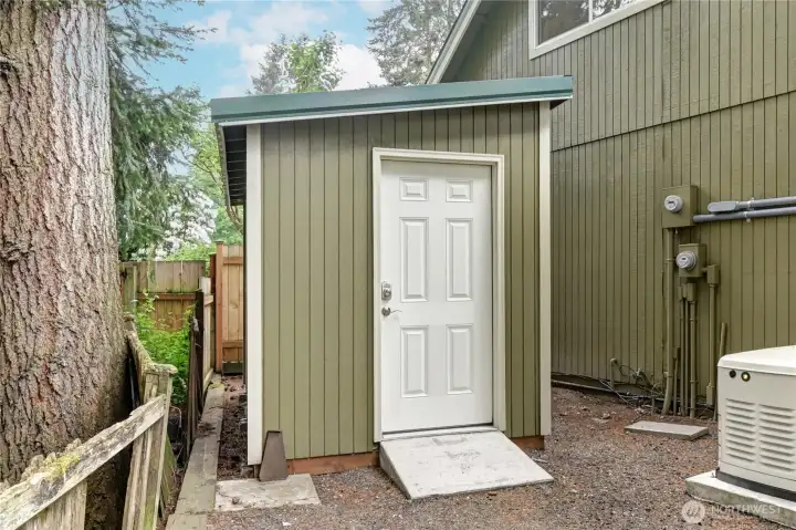 New storage shed