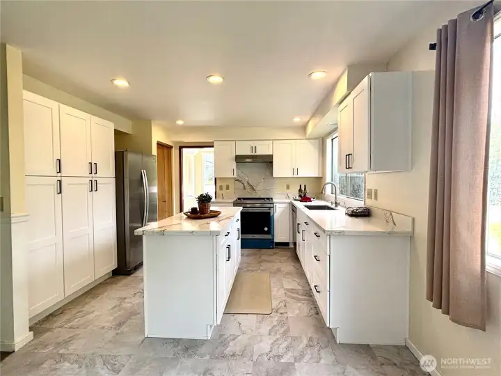 new kitchen and flooring
