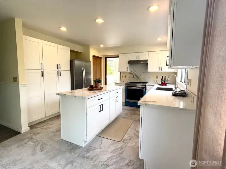 new kitchen and flooring
