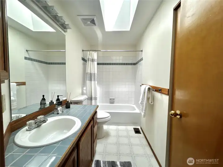 main bathroom upstairs