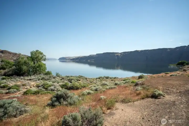 View to the Vantage Bridge.
