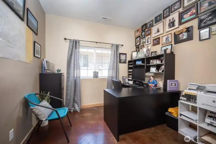 Office/bedroom on the main level.