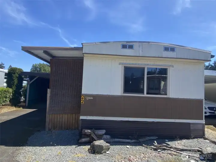 Front of  1980 Single wide home