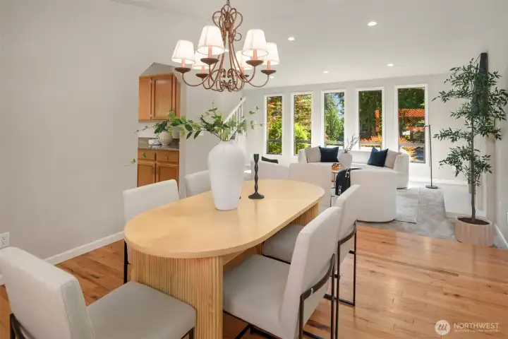 Dining area off main living area