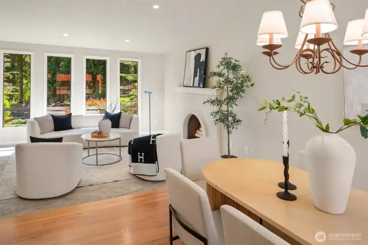 Dining area off main living area