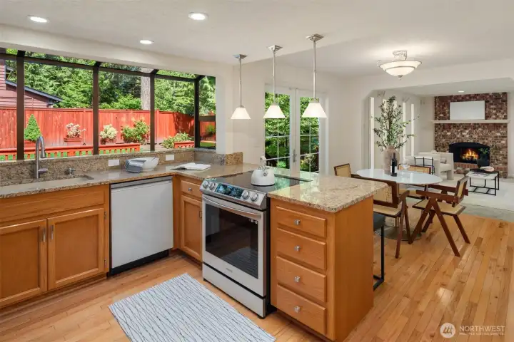 Kitchen + eating space