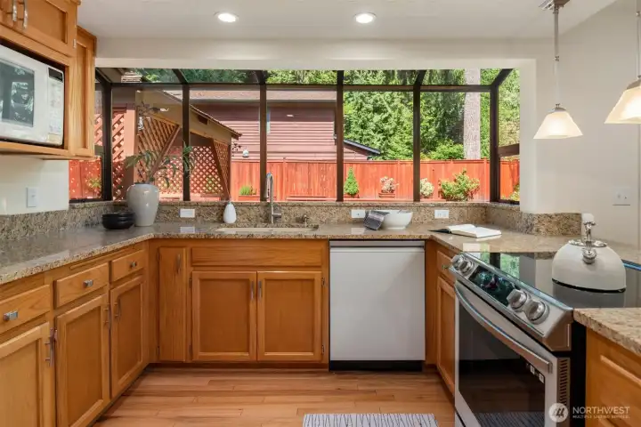Kitchen + eating space