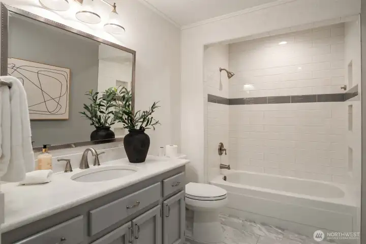 Second bathroom upstairs