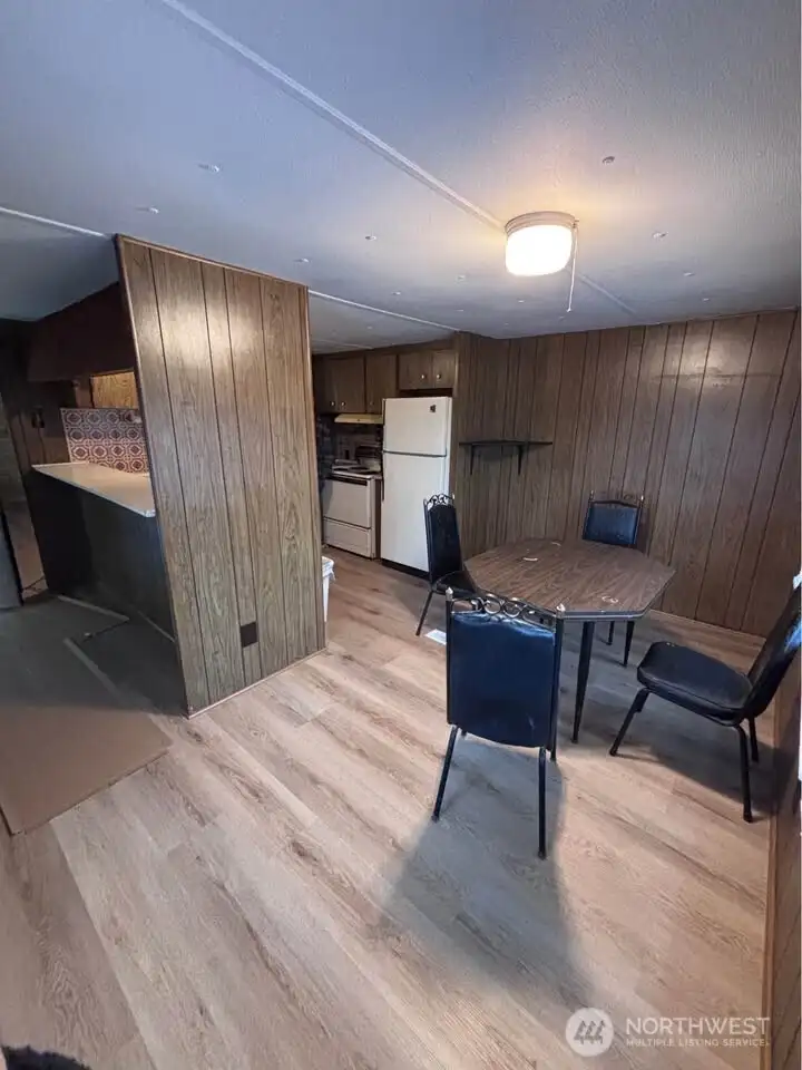 view of living & kitchen