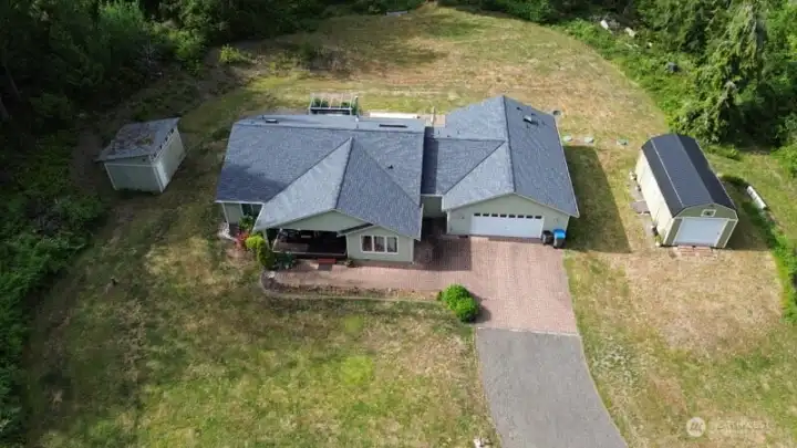 above front