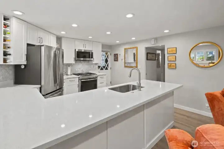 New kitchen daylight basement