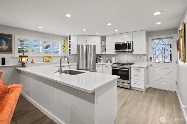 New kitchen daylight basement