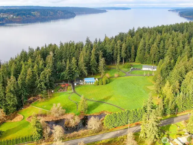 View from above looking west