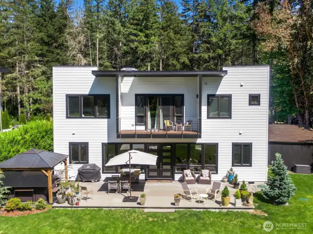 Surrounded by nature, your modern retreat welcomes you home.