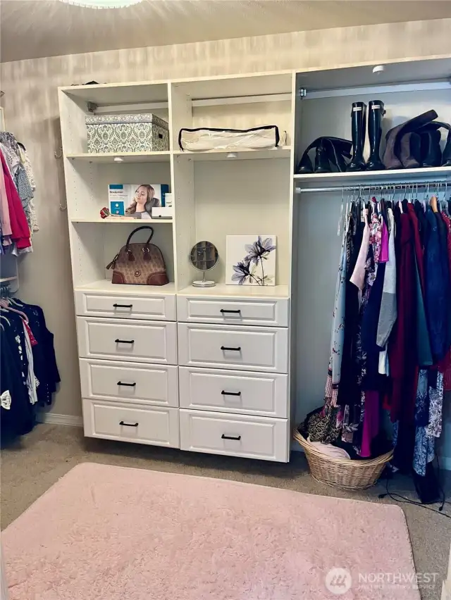 Primary walk-in closet