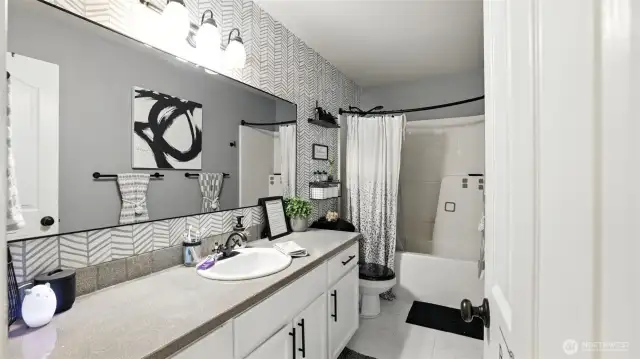 Upstairs bathroom