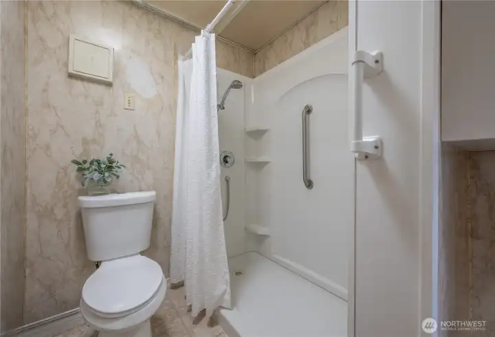walk-in shower