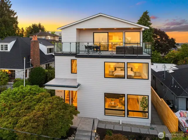 Incredibly well designed, 3-story home, all above ground.
