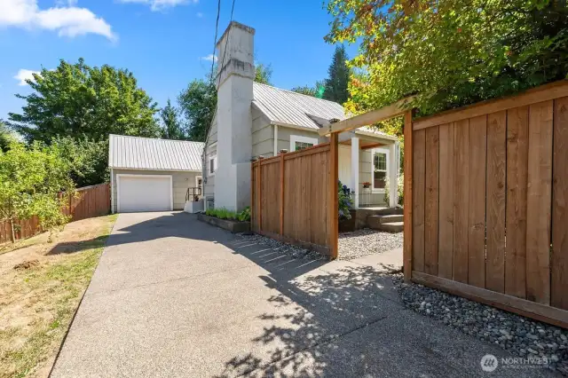 Driveway & Fence