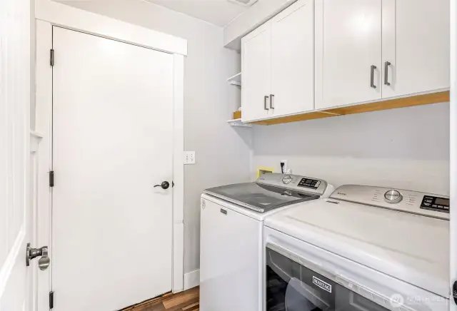 Washer and Dryer stay with the home