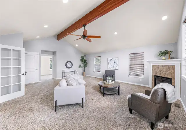 This space is large and versatile to match whatever your wants and needs are