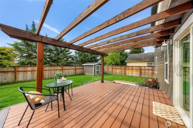 Trex Deck with Pergola