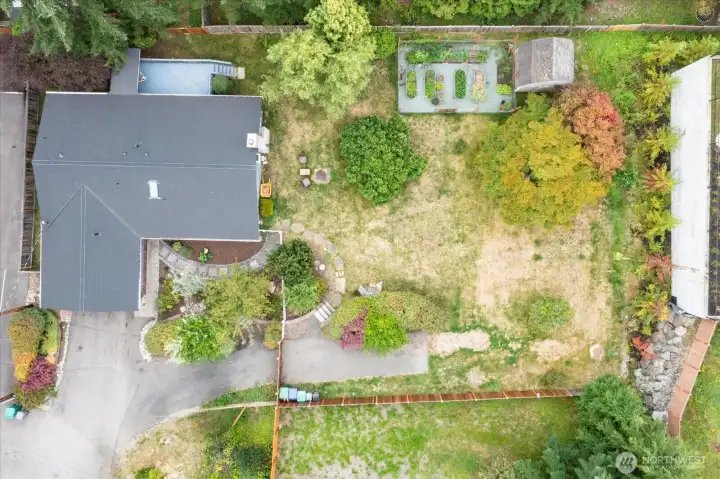 Aerial view of property