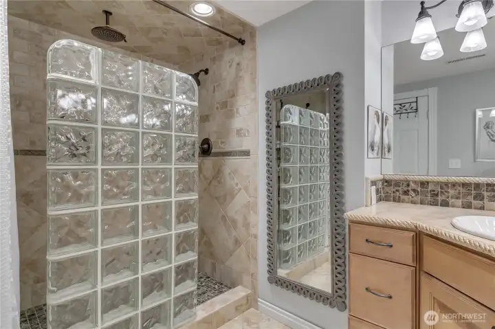 Primary custom shower