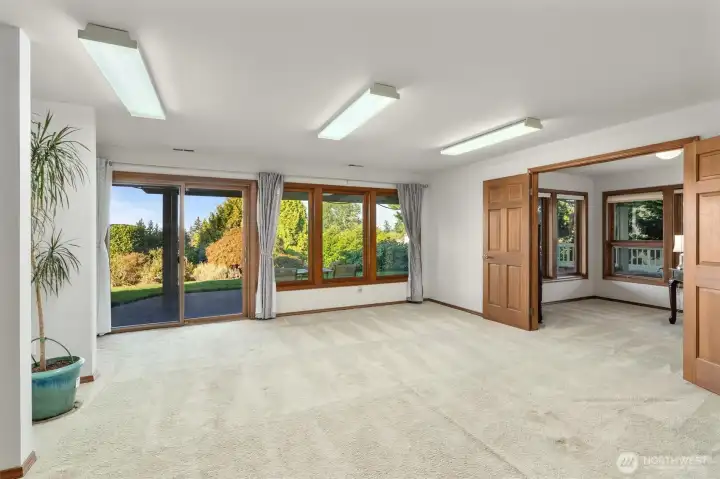 Lower Level family room.
