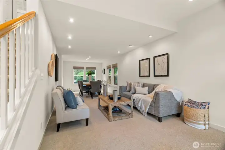 Light filled living spaces.