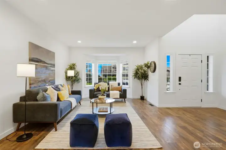 Tall ceilings for an open, spacious feel