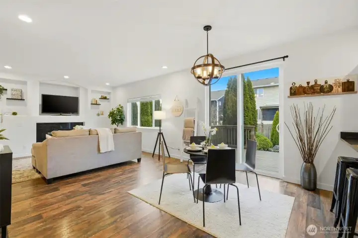 Main living room, open floor concept