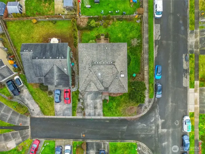 Fully fenced, corner lot